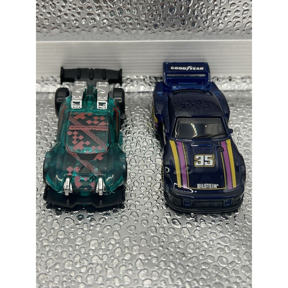 2020 HOT WHEELS PORSCHE #35 BILSTEIN GOODYEAR BLUE 1:64 DIECAST 3 1/8" 2 PCs Lot